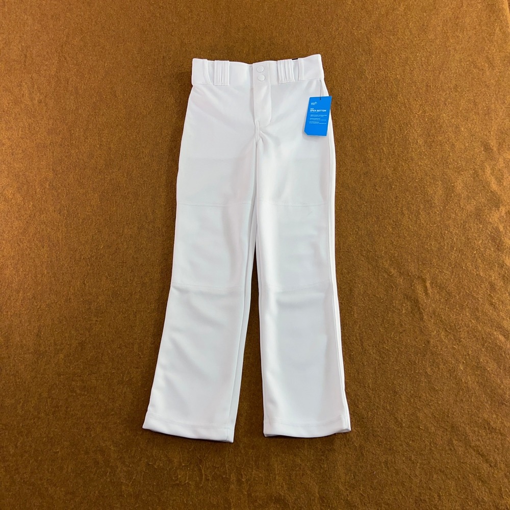Champro Youth Small White MVP Series Open Bottom Baseball Pants NWT *Flaw
